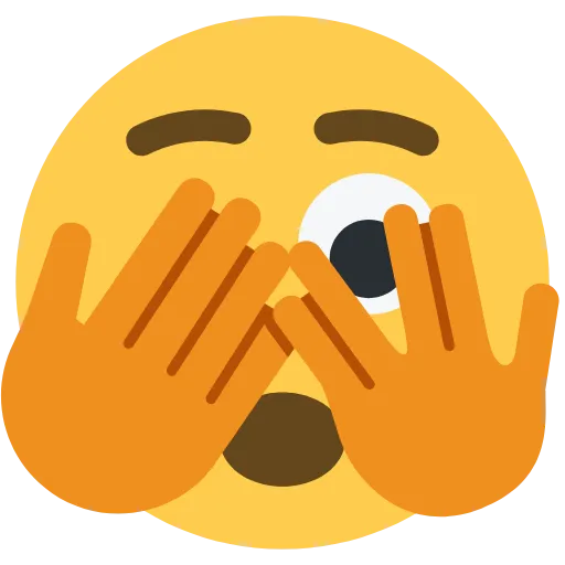 🫣 Эмодзи «Twemoji Smileys» для Telegram