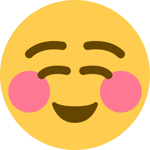☺️ Эмодзи «Twemoji Smileys» для Telegram