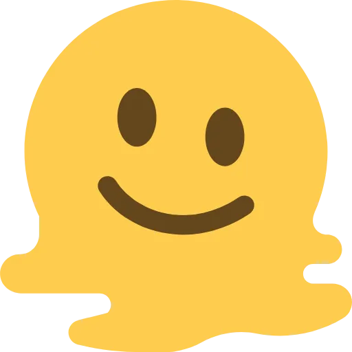 🫠 Эмодзи «Twemoji Smileys» для Telegram