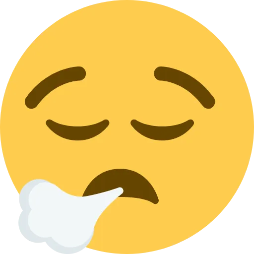 😮‍💨 Эмодзи «Twemoji Smileys» для Telegram