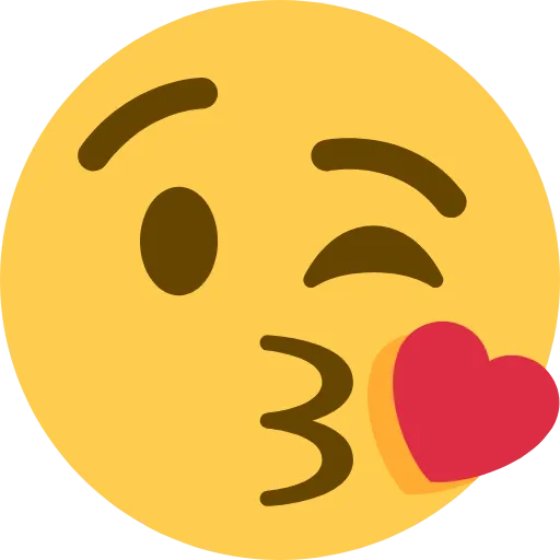 😘 Эмодзи «Twemoji Smileys» для Telegram
