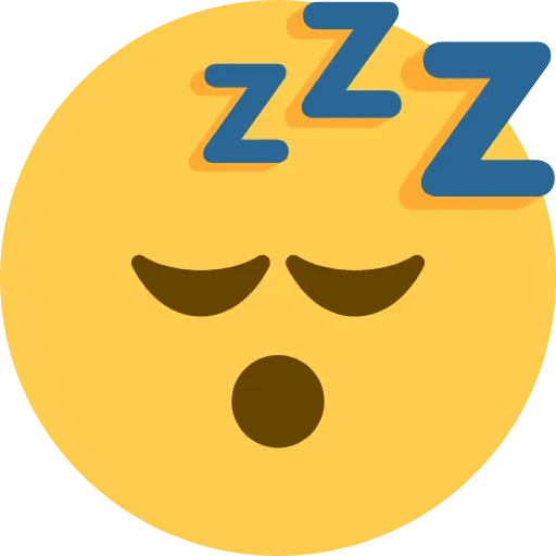 😴 Эмодзи «Twemoji Smileys» для Telegram