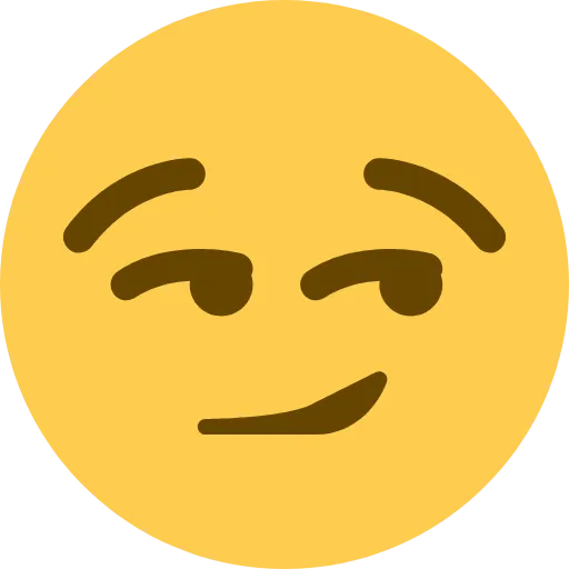 😏 Эмодзи «Twemoji Smileys» для Telegram