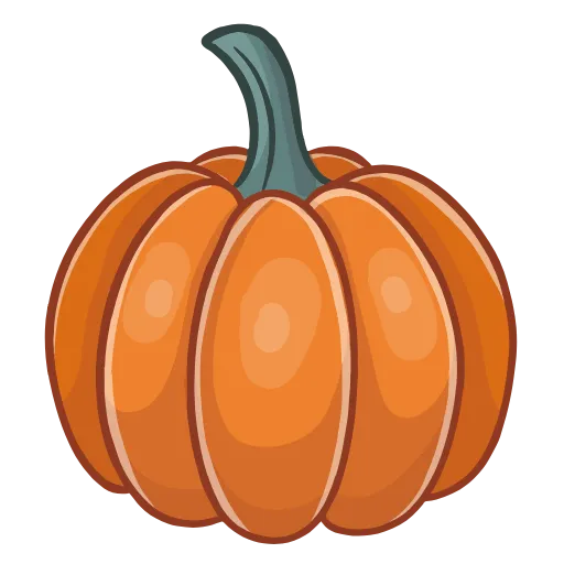 🎃 Эмодзи «Бирюзовые буквы, векторные, осенние иконки» для Telegram
