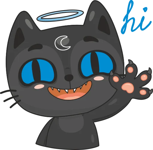 👋 Стикер «Twin Cats» для Telegram
