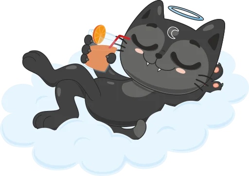 ☺️ Стикер «Twin Cats» для Telegram