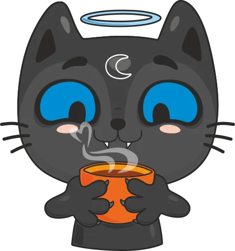 ☕️ Стикер «Twin Cats» для Telegram