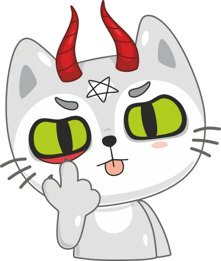 😛 Стикер «Twin Cats» для Telegram
