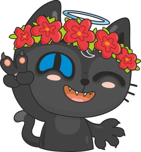 ✌️ Стикер «Twin Cats» для Telegram
