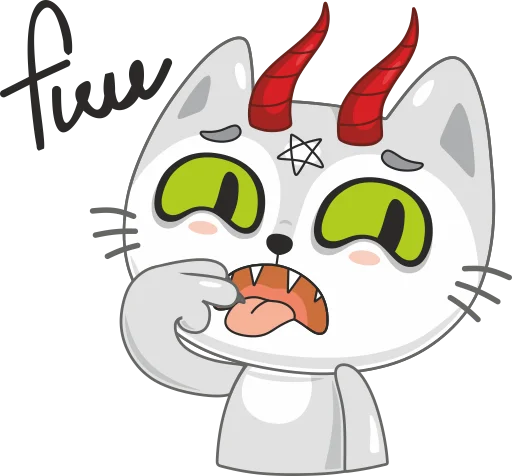 🤢 Стикер «Twin Cats» для Telegram