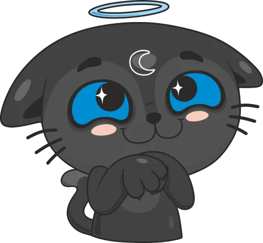 😊 Стикер «Twin Cats» для Telegram