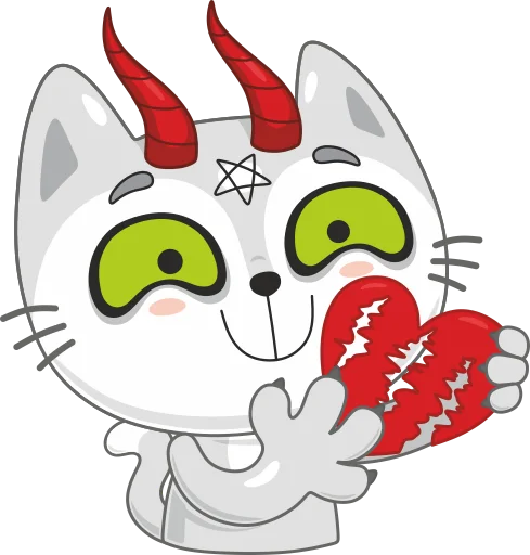 💔 Стикер «Twin Cats» для Telegram