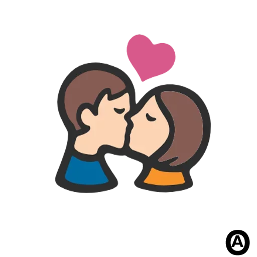 😘 Стикер «Two» для Telegram