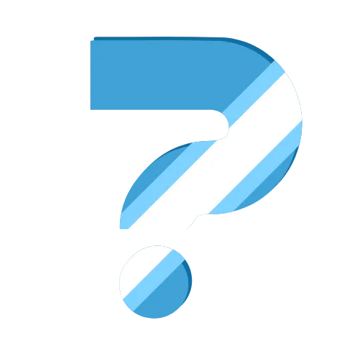 ❔ Эмодзи «Blue #color #blue #color #font #decor» для Telegram