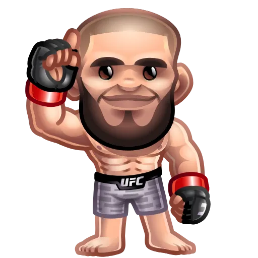 🥊 Эмодзи «U F C» для Telegram