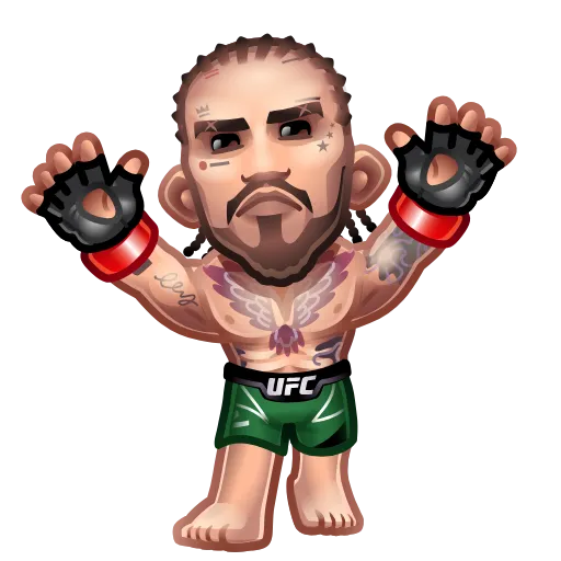 🥊 Эмодзи «U F C» для Telegram