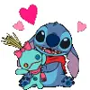 🤗 Эмодзи «Stich #status #cute #girl #emoji» для Telegram