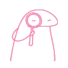 🔎 Эмодзи «Flork Pink Amp» для Telegram