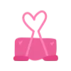 🌷 Эмодзи «Flork Pink Amp» для Telegram