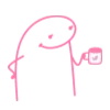 ☕️ Эмодзи «Flork Pink Amp» для Telegram