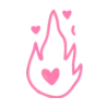 🔥 Эмодзи «Flork Pink Amp» для Telegram