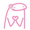 Эмодзи Flork Pink Amp для Telegram — скачать