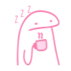 ☕️ Эмодзи «Flork Pink Amp» для Telegram