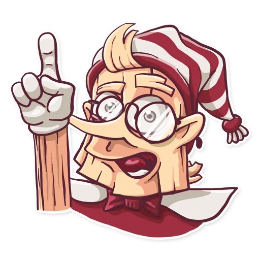 🤓 Стикер «Ugly Boo» для Telegram