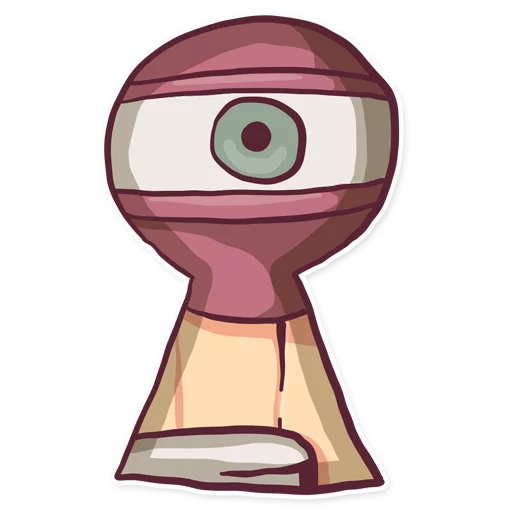 👁 Стикер «Ugly Boo» для Telegram