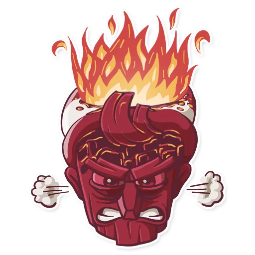 😠 Стикер «Ugly Boo» для Telegram