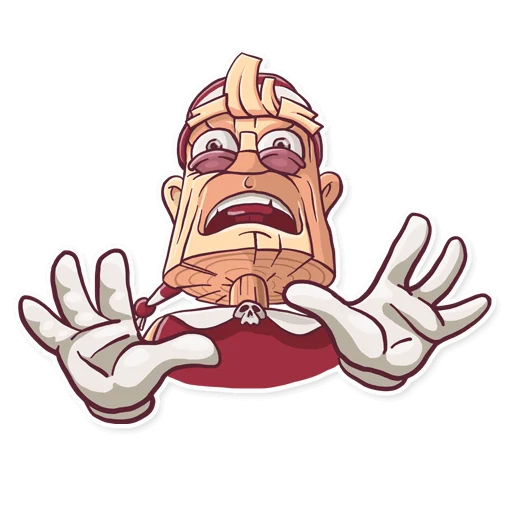 🙅‍♂️ Стикер «Ugly Boo» для Telegram