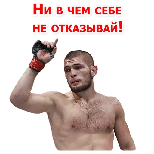 😡 Стикер «Хабиб Нурмагомедов & Конор Макгрегор» для Telegram