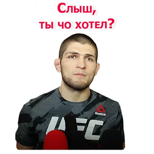 😡 Стикер «Хабиб Нурмагомедов & Конор Макгрегор» для Telegram