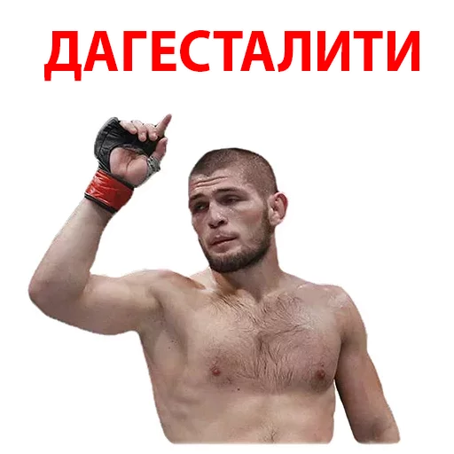 Стикерпак Хабиб Нурмагомедов &amp; Конор Макгрегор для Telegram — скачать