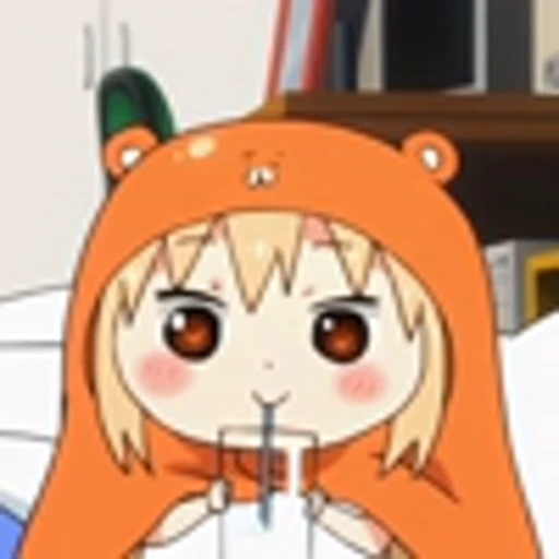 🤤 Эмодзи «Umaru DomaУмару Дома "Двуличная сестрёнка Умару"» для Telegram