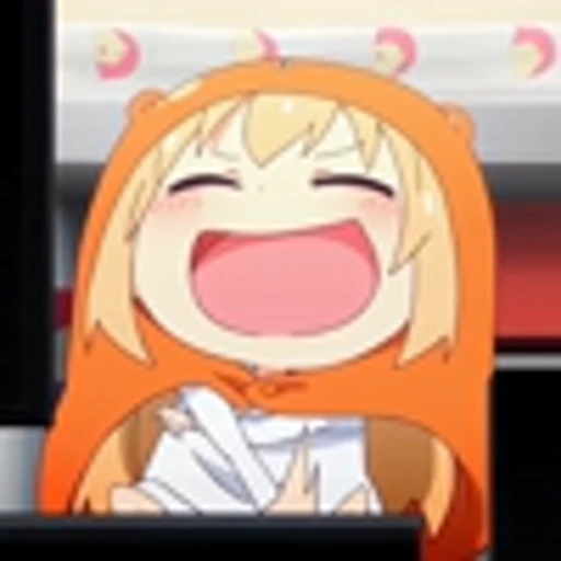 🤓 Эмодзи «Umaru DomaУмару Дома "Двуличная сестрёнка Умару"» для Telegram
