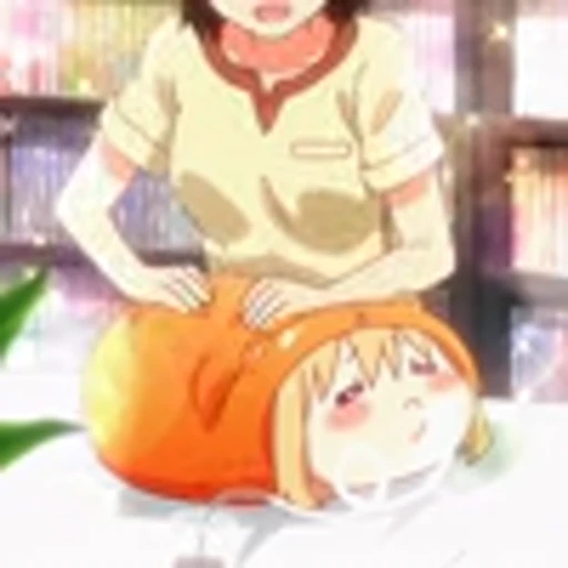 🤤 Эмодзи «Umaru DomaУмару Дома "Двуличная сестрёнка Умару"» для Telegram