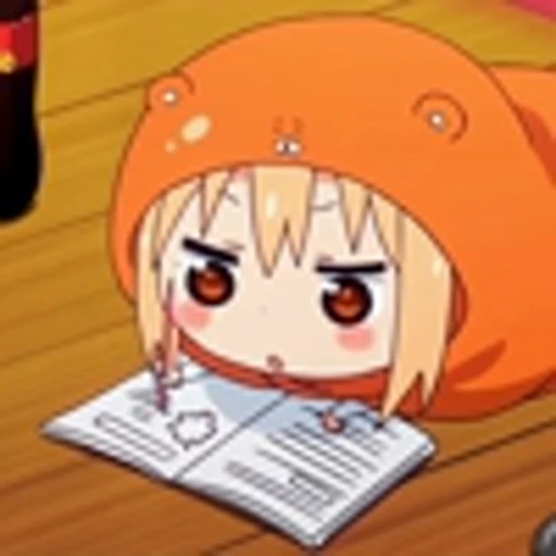 ✍️ Эмодзи «Umaru DomaУмару Дома "Двуличная сестрёнка Умару"» для Telegram