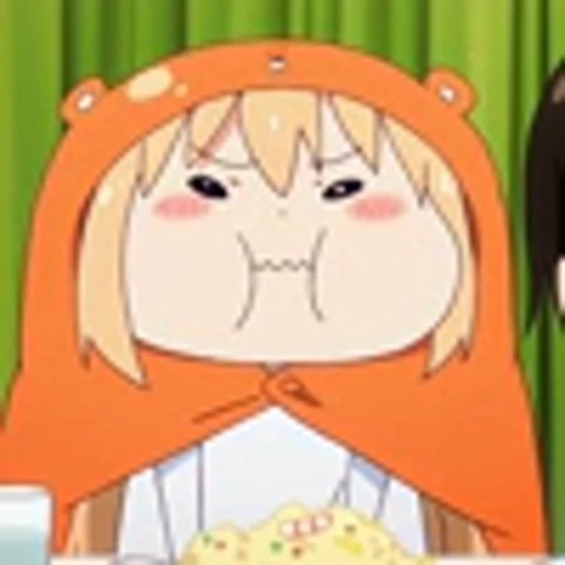 😖 Эмодзи «Umaru DomaУмару Дома "Двуличная сестрёнка Умару"» для Telegram