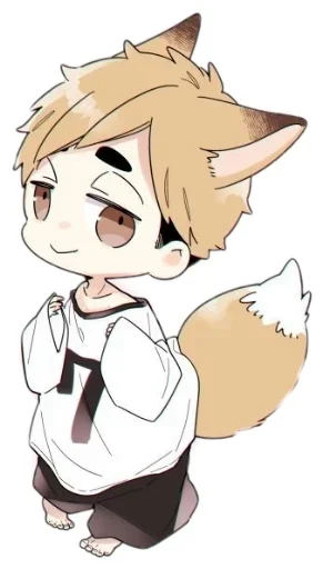 🦊 Стикер «Атсуму Мия» для Telegram