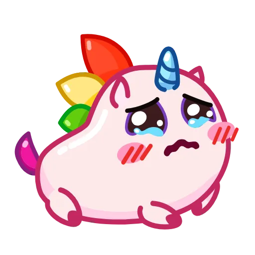 😭 Эмодзи «Uni Pink» для Telegram