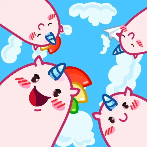 🫵 Эмодзи «Uni Pink» для Telegram