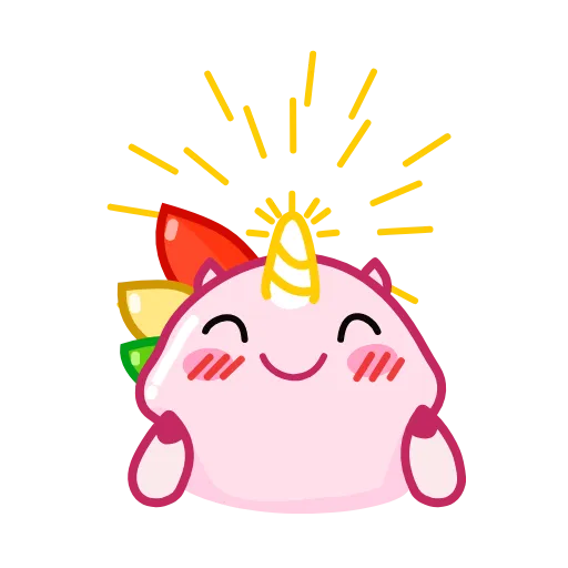 ☺️ Эмодзи «Uni Pink» для Telegram