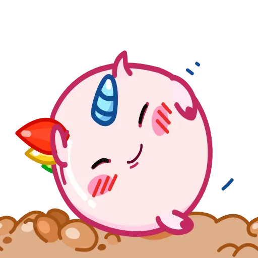 🙃 Эмодзи «Uni Pink» для Telegram