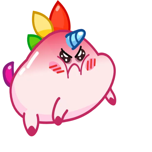😡 Эмодзи «Uni Pink» для Telegram