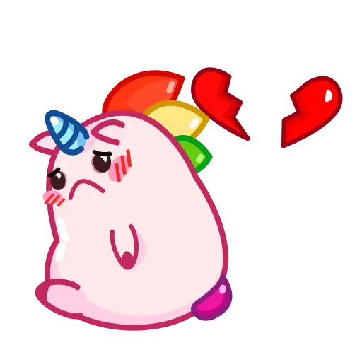 💔 Эмодзи «Uni Pink» для Telegram
