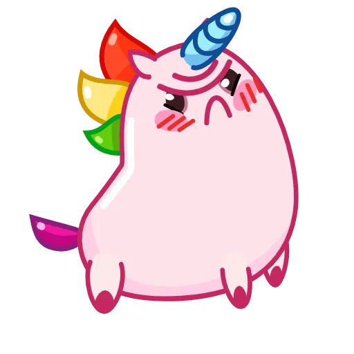😡 Эмодзи «Uni Pink» для Telegram