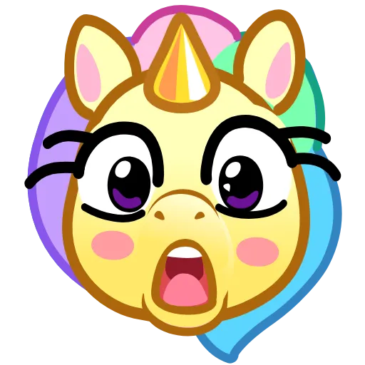 😨 Эмодзи «Unicorn Emoji» для Telegram