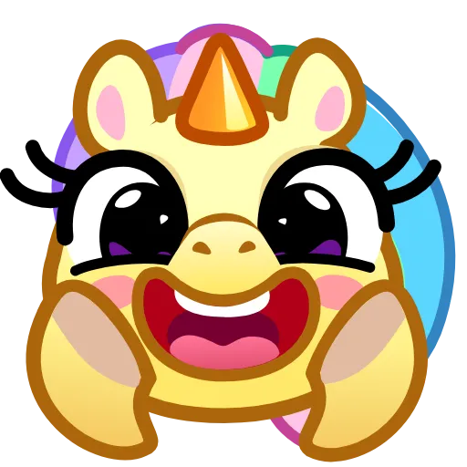👏 Эмодзи «Unicorn Emoji» для Telegram