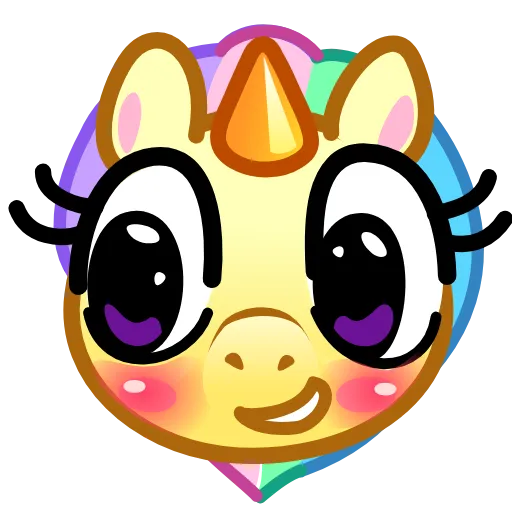 😳 Эмодзи «Unicorn Emoji» для Telegram